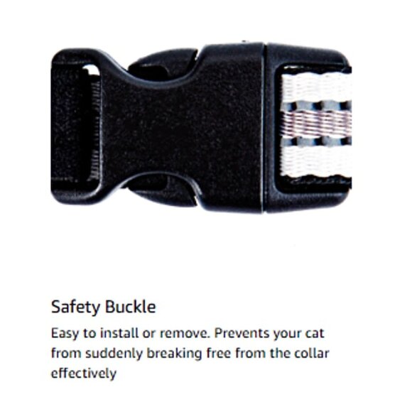 Waterproof Air Tag Cat Collar with BELLS * NWT - Picture 9 of 15